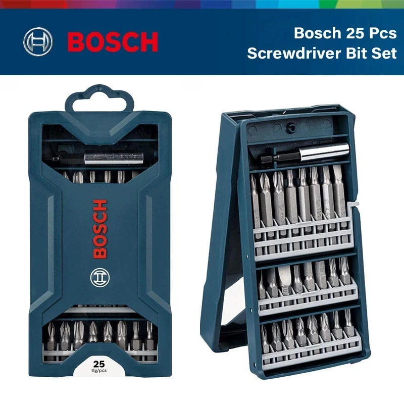Bosch Kit de Bits de Vissage 25 Pièces en Acier Alliage pour Tournevis Électrique – Image 4