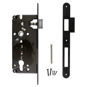 Serrure encastrable R6050YR  à cylindre NOIR MAT STAP