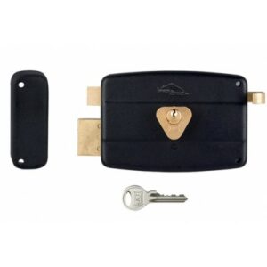 Serrure à tirage 157B 100mm Noir KALE KILIT