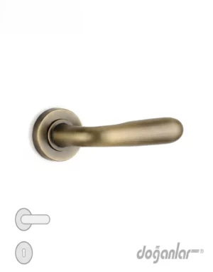 poignée de porte LEYLAK bronze DOGANLAR design moderne