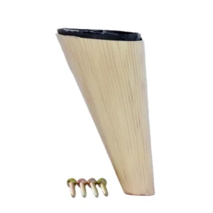 Sabot de meuble scandinave patiné bois plastique P220