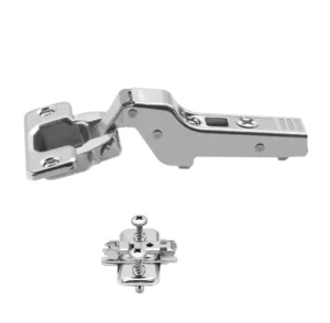 Kit charnière invisible BLUM 75T1650 + 174E6100 nickelée en acier pour portes encastrées