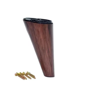 sabot de meuble scandinave marron patiné plastique 140 mm réglable P230