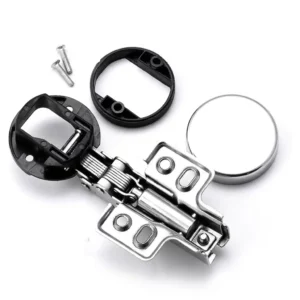 Charnière de vitre à fermeture amortie 1.5cm en fer Soft-Close – CHA15C81APDTC