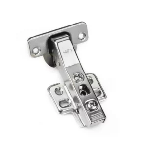 Charnière invisible avec freinage 1.5CM 45° DTC métal zinc pour meubles coins croisés