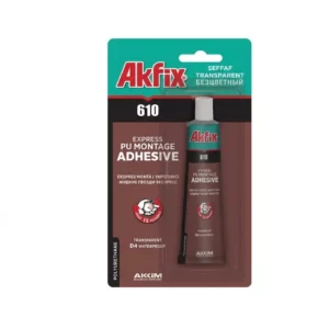 Tube colle PU transparente AKFIX 610 50ML adhésif polyuréthane D4