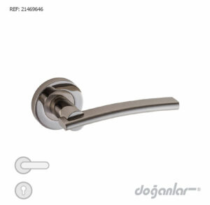 Poignée de Porte LALE Satiné Chromé DOGANLAR