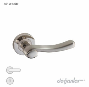 Poignée de porte DILARA satiné chromé DOGANLAR