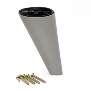 sabot de meuble scandinave crème plastique réglable 140 mm P80