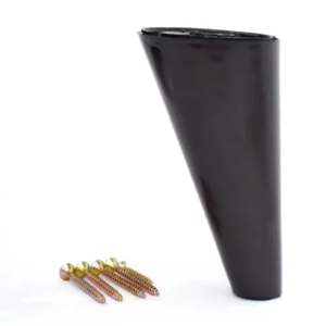 sabot de meuble scandinave marron plastique 140 mm pied de meuble réglable P60